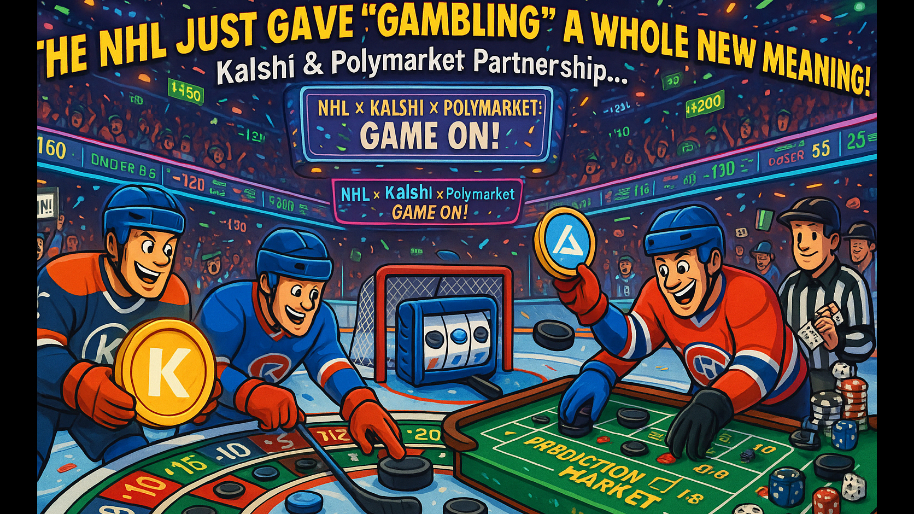 The NHL Just Gave “Gambling” a Whole New Meaning with Kalshi and Polymarket Partnership…
