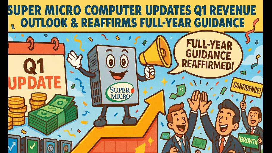 Super Micro Computer Updates First-Quarter Revenue Outlook and Reaffirms Full-Year Guidance