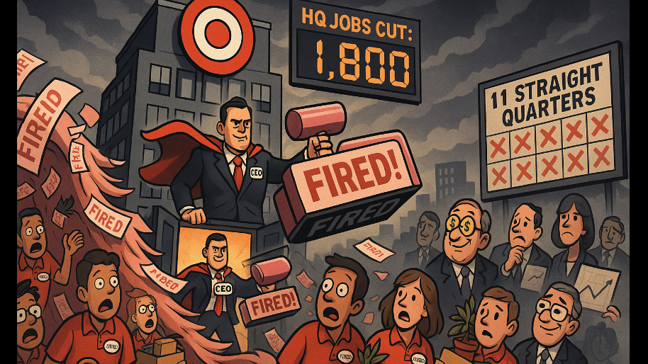 After 11 Straight Quarters of FAILURE, New Target CEO Unleashes Bloodbath on 1,800 HQ Jobs…