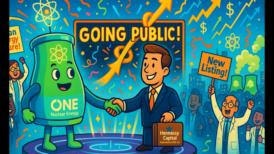 ONE Nuclear Energy to Become Public Company Through Business Combination With Hennessy Capital...