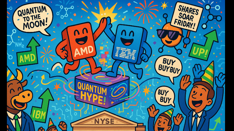 AMD and IBM Gives Wall Street Dopamine Hit with New Quantum Hype Story… (Shares Soar Friday)