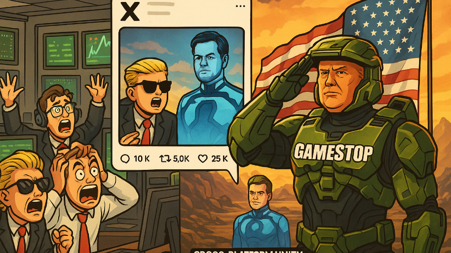 GameStop Theories Explode After “Roaring Donnie” Posts Halo Meme Declaring Cross-Platform Unity