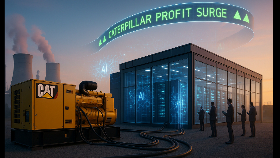 Caterpillar Poised for Profit Surge as AI Data Center Boom Lifts Power Generation Business