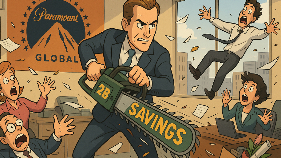 Paramount Begins Job Cuts as Ellison Seeks $2 Billion in Post-Merger Savings