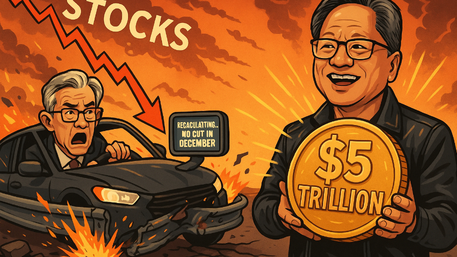 Markets Crash Into a Guardrail as JPow’s GPS “Recalculates”... Nvidia Breaks The Speed of Finance