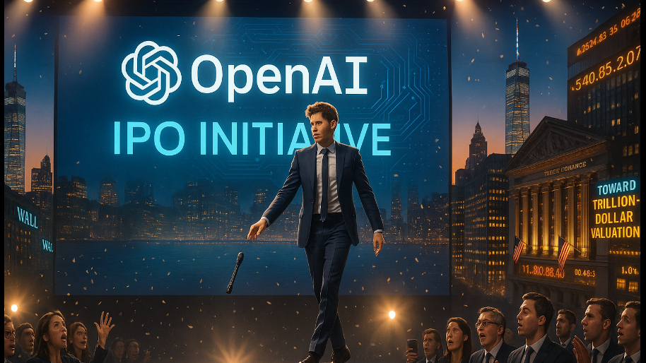 Sam Altman Mic Drops Wall Street As OpenAI Leans Toward Trillion-Dollar IPO Initiative…
