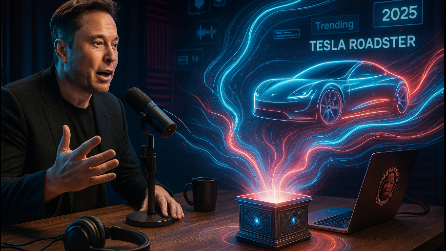 Elon Opens Pandora’s Box With 2025 Roadster Claims on Rogan Show…