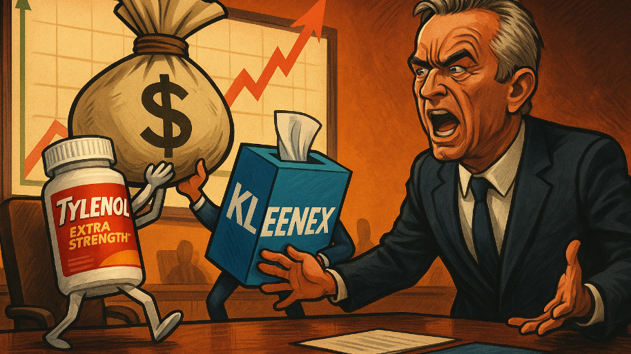 Kleenex Maker Kimberly-Clark Trolls RFK Jr. with $48.7B Tylenol Deal (Shares Catapult 17%)