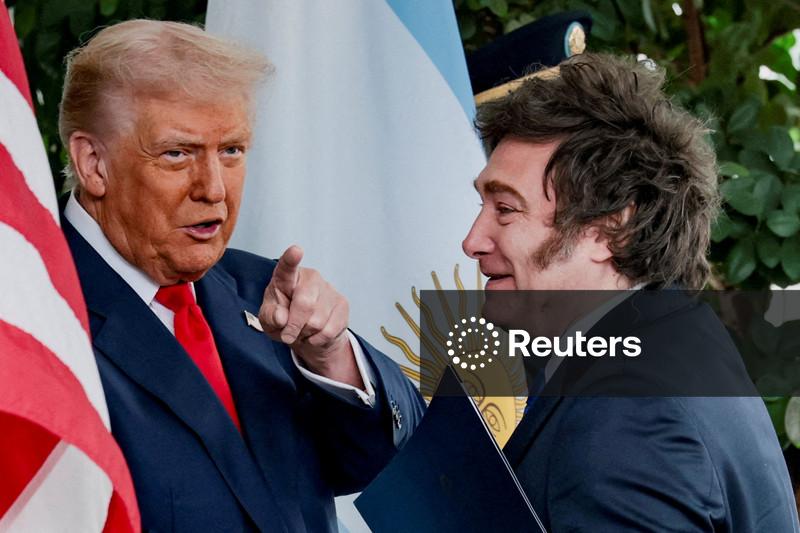 Argentina's Milei defies calls to float Argentine peso freely, FT reports