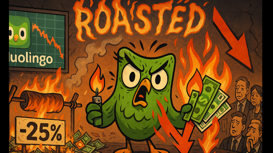 Duolingo Shares Get ROASTED, Craters -25% In The Name of Lighting Cash On Fire…
