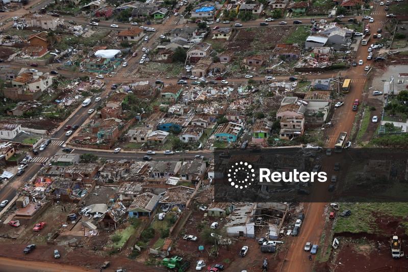 Tornado in southern Brazil kills six, injures hundreds
