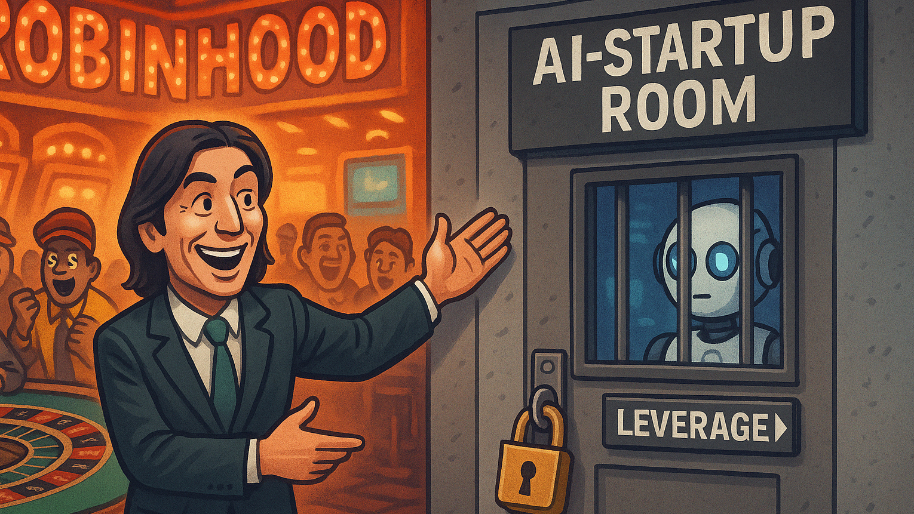 Vlad Adds AI-Startup Room to Robinhood’s Casino… Complete With a Locked Door and a Leverage Tab