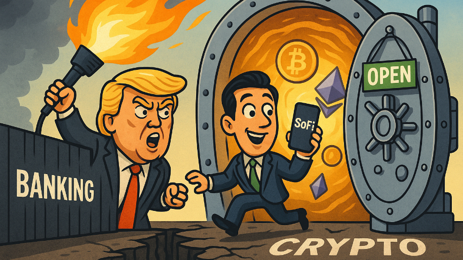 SoFi Moves First as Trump-Era Regulators Clear Path for Banks to Enter Crypto Trading