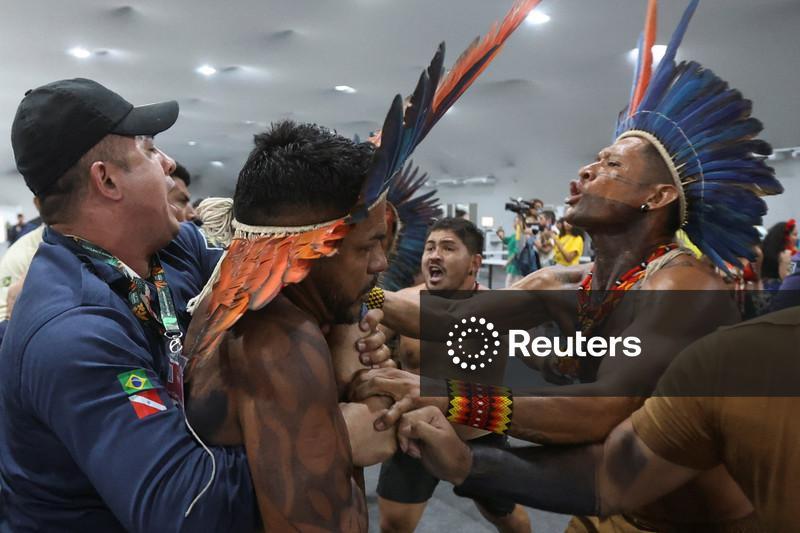 Protesters force their way into COP30 summit venue, clash with security