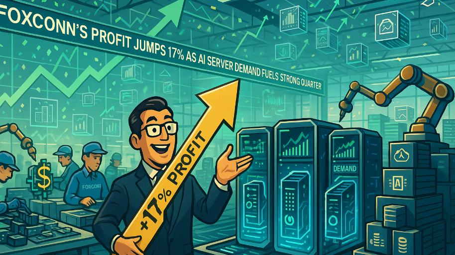 Foxconn’s Profit Jumps 17% as AI Server Demand Fuels Strong Quarter