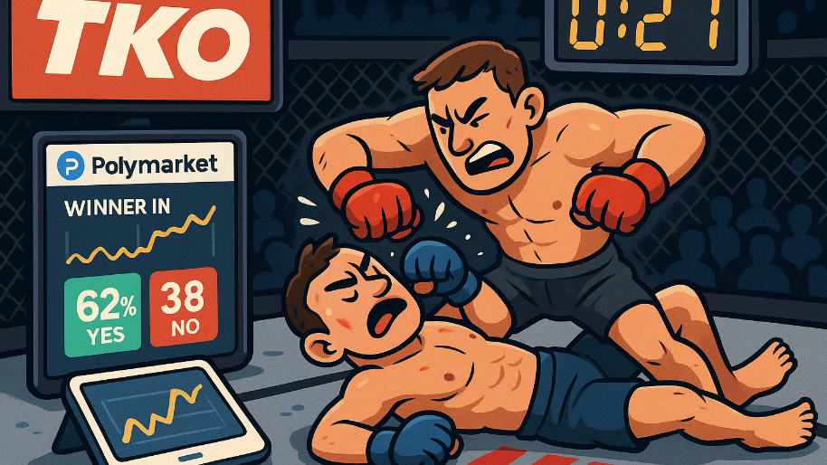 TKO Taps Polymarket To Add Live, Second-By-Second Predictions To UFC Broadcasts