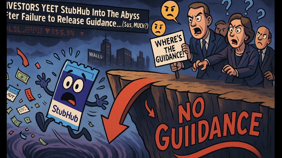 Investors YEET StubHub Into The Abyss After Failure to Release Guidance… (Sus, Much?)