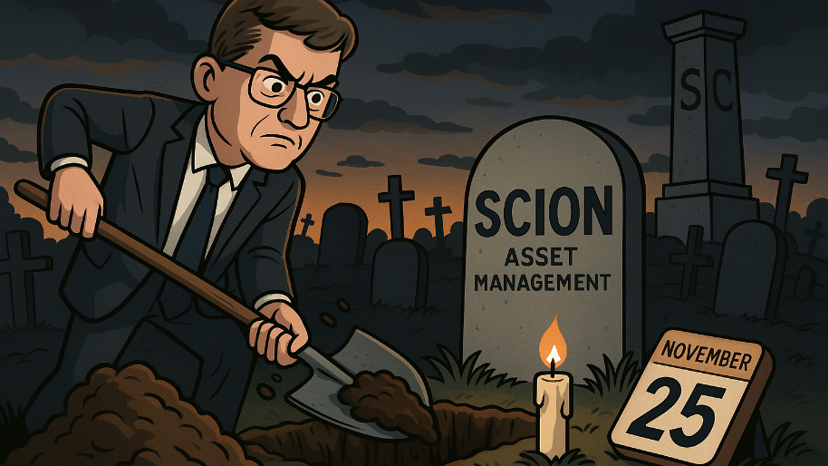 Michael Burr-ies Scion in the SEC Graveyard… Leaves Behind a Suspicious November 25th Breadcrumb