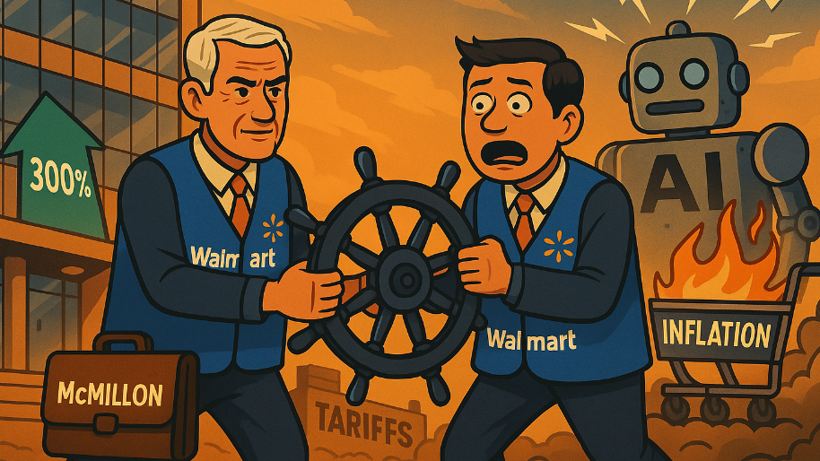 After a 300% Rally Under McMillon… Walmart’s New CEO Takes Over Just as the Real Challenges Begin