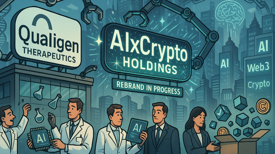 Qualigen Therapeutics to Rebrand as AIxCrypto Holdings, Launching AI × Web3 Transition