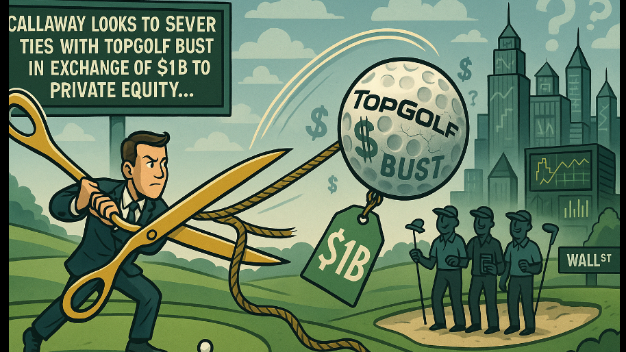 Callaway Looks to SEVER Ties With TopGolf Bust In Exchange of $1B to Private Equity…