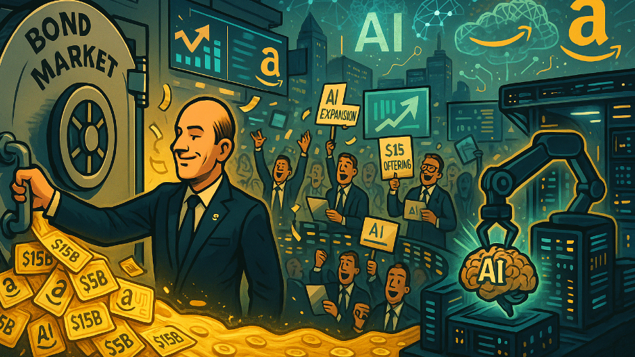 Amazon Returns to Bond Markets With $15 Billion Offering to Fuel AI Expansion