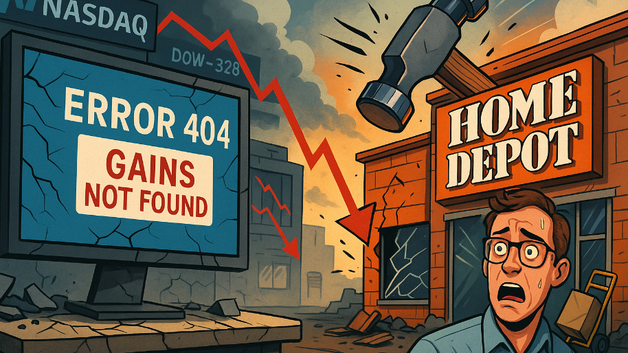 Final Tally: “Error 404: Gains Not Found”... Home Depot Gets Hammered