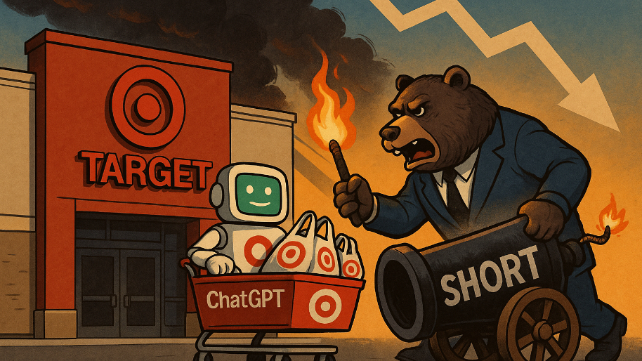 Target Rolls Out ChatGPT Hype to Mask Ugly Earnings… Wall Street Fires Up the Short Cannon