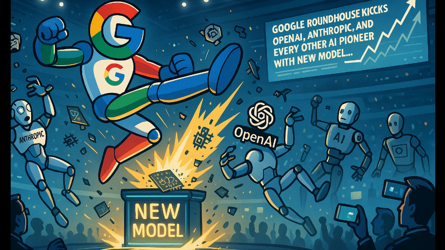 Google Roundhouse Kicks OpenAI, Anthropic, and Every Other AI Pioneer With NEW AI Model…