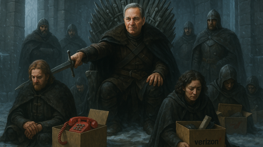 Winter Comes for Verizon… Schulman’s “Game of Phones” Claims 13,000 Workers