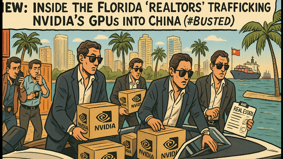 NEW: Inside the Florida “Realtors” Trafficking Nvidia’s GPUs Into China (#Busted)