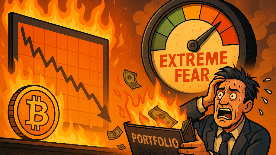 Bitcoin’s 11-Day Death Spiral Sets Portfolios on Fire… Panic Meter Breaks Off at EXTREME FEAR