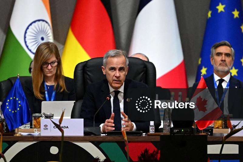 Canada's PM Carney to speak with Ukraine's Zelenskiy about US peace plan