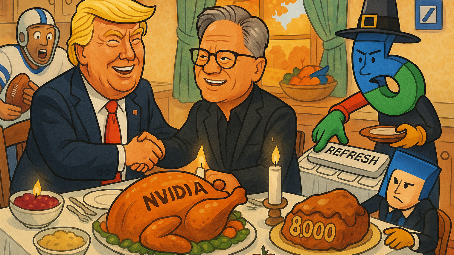 Final Tally: Jensen Gives Trump Thanks… Alphabet Hits Refresh