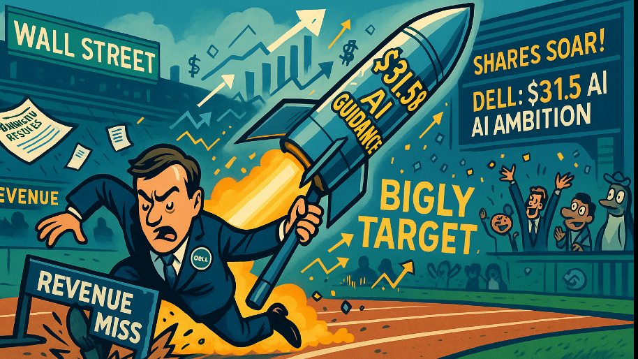 Dell Faceplants On Revenue But BLASTS Guidance With BIGLY $31.5B AI Target… (Shares Soar)