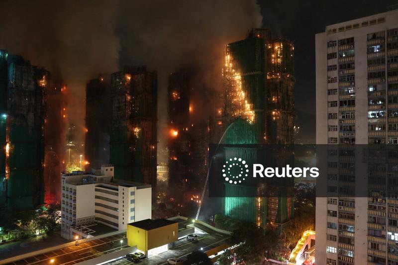 Hong Kong fire kills 44, hundreds missing as police blame ‘grossly negligent’ construction firm