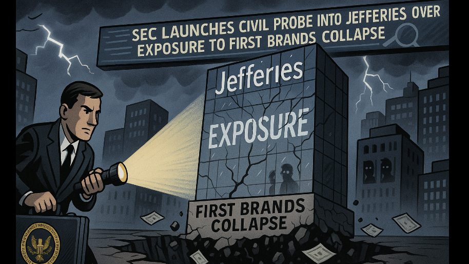 SEC Launches Civil Probe Into Jefferies Over Exposure to First Brands Collapse