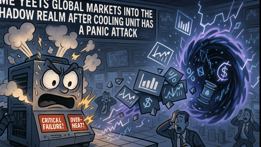 CME Yeets Global Markets Into the Shadow Realm After Cooling Unit Has a Panic Attack