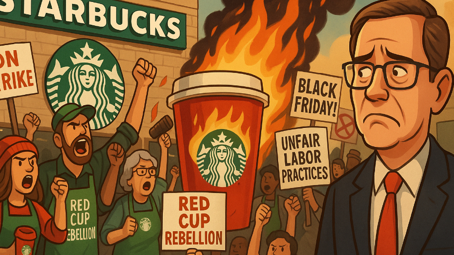 Starbucks’ Black Friday Turns Into a Full-Scale Labor Riot As Red Cup Rebellion Escalates