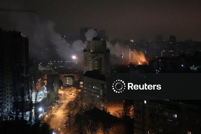 Vast Russian overnight attack on Ukraine kills two, wounds dozens