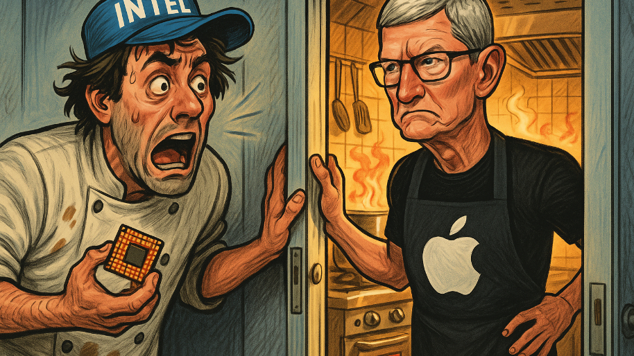 Intel Stock Pops 10% as Analyst Says Apple Might Let It Rejoin the Chip Kitchen