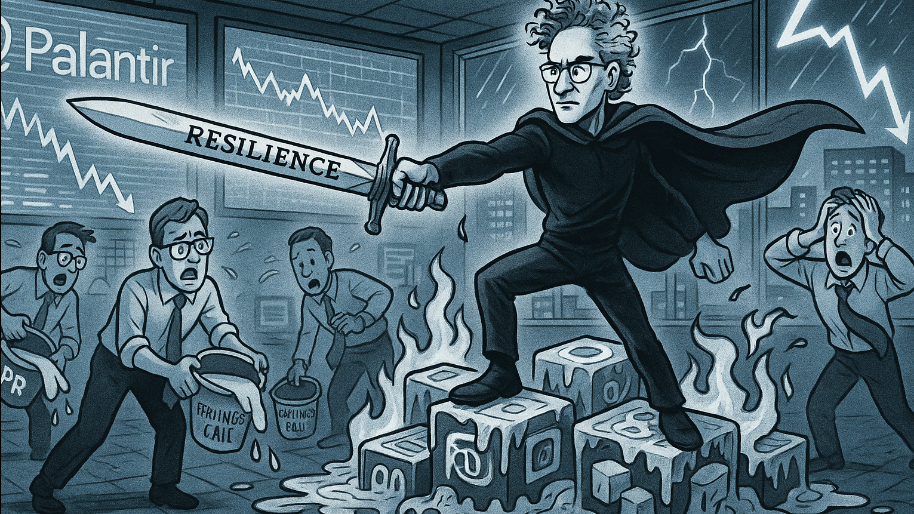 Palantir Has Worst Meltdown Month in Two Years, Karp Continues to Wield His Sword…