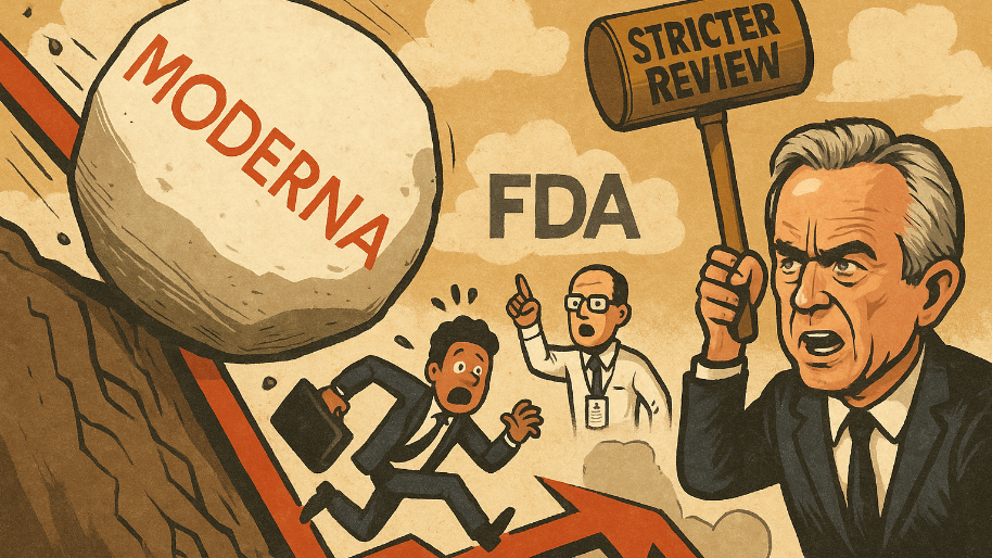 Moderna Slumps 4% as RFK Jr. and The FDA Call for Stricter Review of New Vaccines