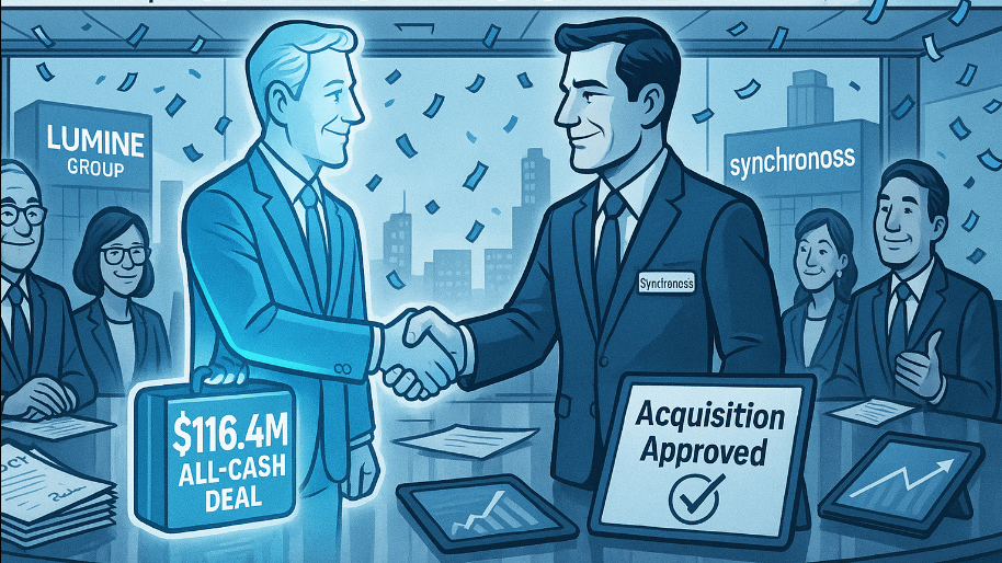 Lumine Group to Acquire Synchronoss Technologies in $116.4 Million All-Cash Deal