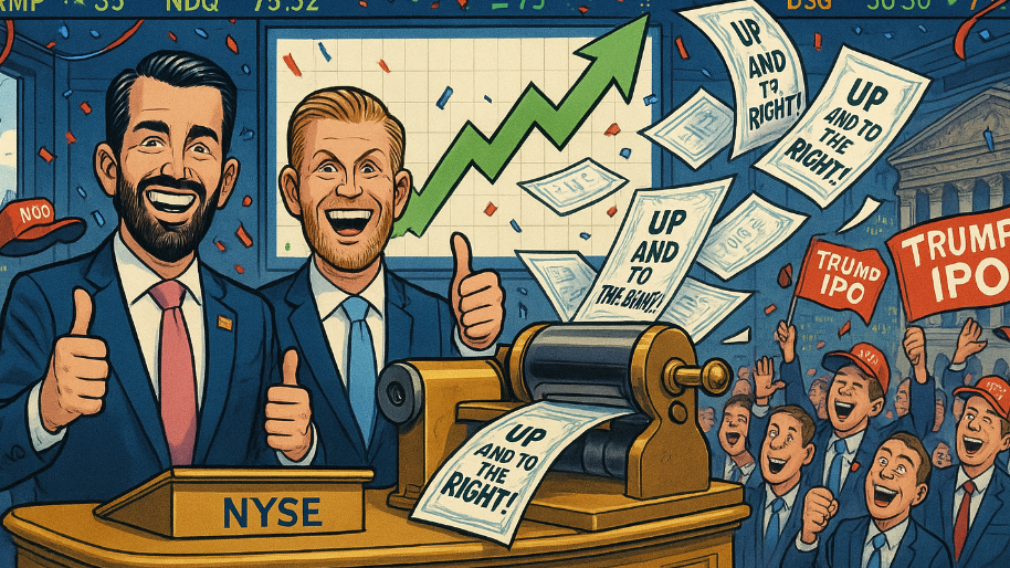 The Trump Boys Are Back and Once Again… They Are PRINTING (IPO Goes Up and to the Right)