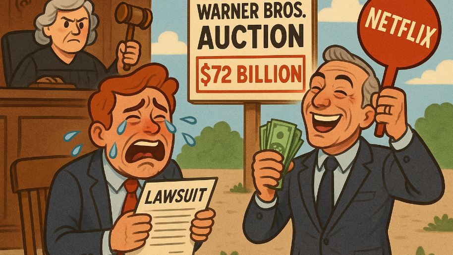 David Ellison Shouts “Rigged” at Warner Bros. After Losing Auction to Netflix for $72B