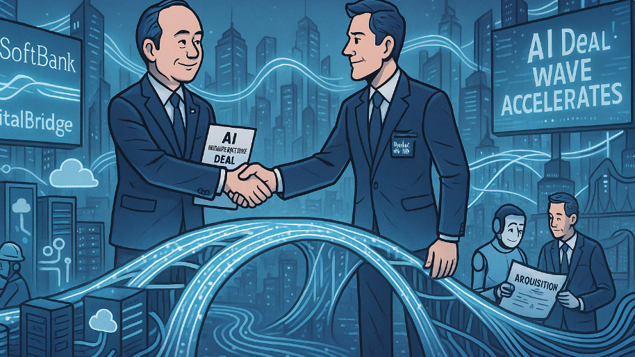 SoftBank in Talks to Acquire DigitalBridge as AI Infrastructure Deal Wave Accelerates