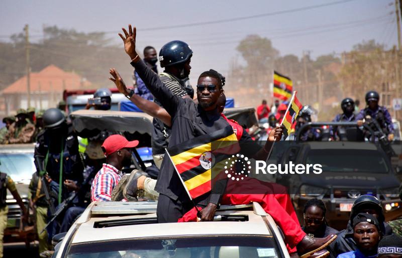 Uganda opposition candidate says he was beaten by security forces