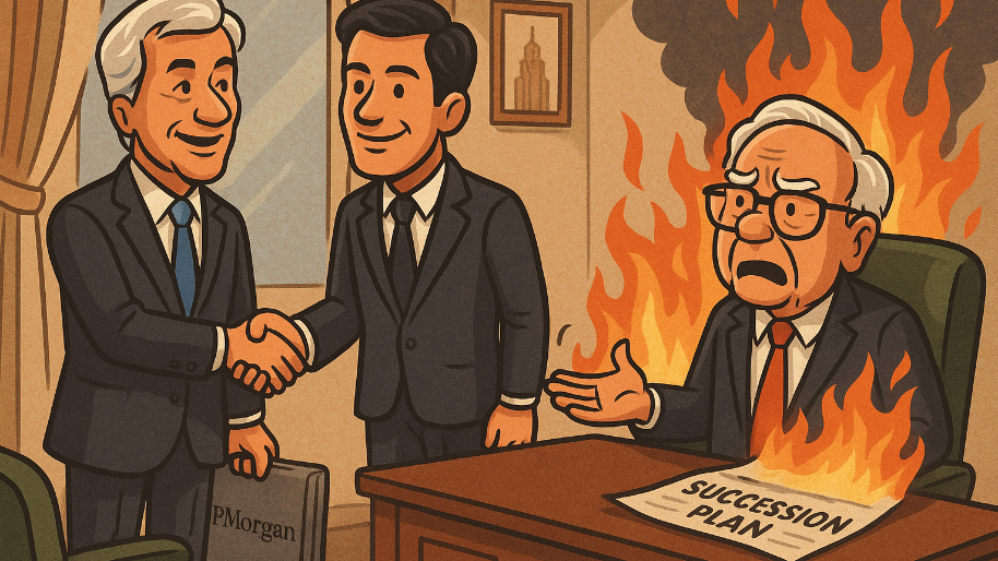 Buffett’s Star Stock Picker Just Left for JPMorgan… Is Berkshire’s Succession Plan Already On Fire?