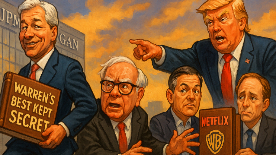 Final Tally: Dimon Steals Buffett’s Best Kept Secret… Netflix’s Offer Gets Nepo’d